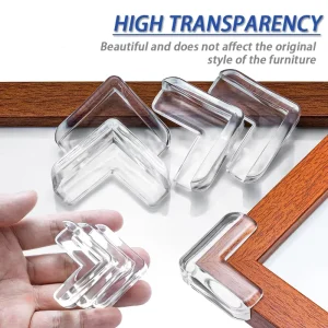 Self-Adhesive Soft Clear Corner Guard Baby-Proofing Furniture Edge Protector Safety Bumper
