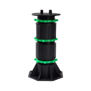 Self-Leveling Adjustable Plastic Paver Support Pedestal for Outdoor Raised Floors