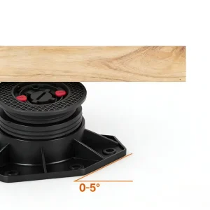 Self-Leveling Adjustable Plastic Raised Floor Pedestal