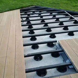 Self Leveling Paver Raised Floor Support Plastic Adjustable Pedestal for Decking