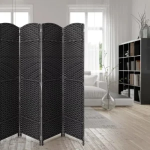 Shoji Movable Bedroom Partition Wall Interior Wood Retractable Folding Screen Room Divider