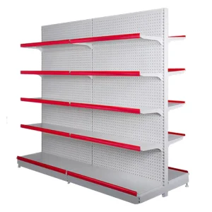 Shop Display Stand Storage Metal Shelves Gondola Unit