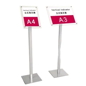 Showroom Product Information Stand Security Display Stand