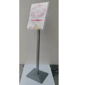 Sign Holder with Clear Acrylic Frame