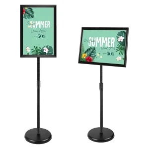 Signage Shop Standee 8.5×11 Sign Holder Office Wayfinding Directional A4 Poster Frame
