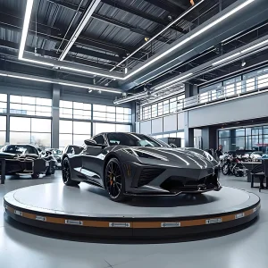Silent 360° Splicing Vehicle Display Rotating Platform and Car Lift
