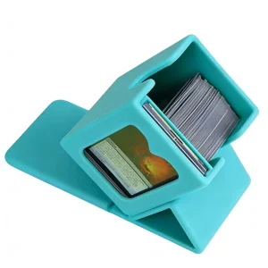 Silicone Business Card Holder Slim Waterproof for Office and Travel