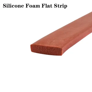 Silicone Sealing Foam Flat Strip