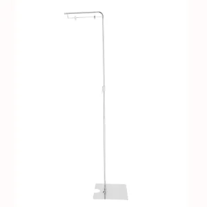 Silver L-Type Adjustable Floor Poster Display Stand