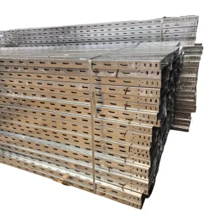 Simple Ventilated Wiring Trough Galvanized Steel Hot Dip Galvanized Powder Coated Cable Industrial Construction Cable Laying