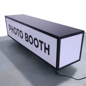 Single-Sided Illuminated Acrylic Advertising Light Box for Store