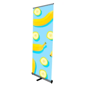 Single Sided Roll Up Banner Stand Portable Retractable Pull Up Display for Promotion