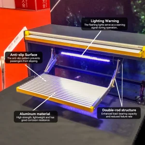 Single-Stage Folding Electric Step for Vans and Motorhomes