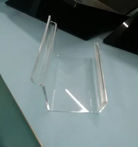 Slatwall Clear Acrylic Wall-Mountable Brochure and Magazine Display Rack