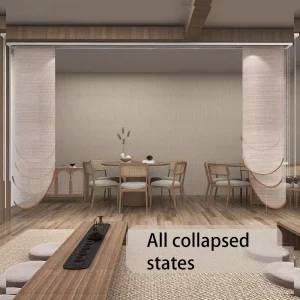 Sliding Screen Curtain Room Partition and Windbreak