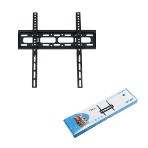 Slim Fixed TV Wall Mount Bracket SPCC Anti-Slip VESA 400×400 for LCD LED Screens