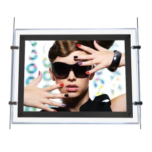 Slim Indoor Single-Sided Ceiling-Mounted LED Light Box Display