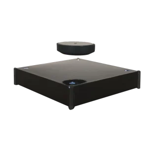 Slim Magnetic Levitating Display Stand with LED Lights, 500g Load Capacity and Rotating Platform