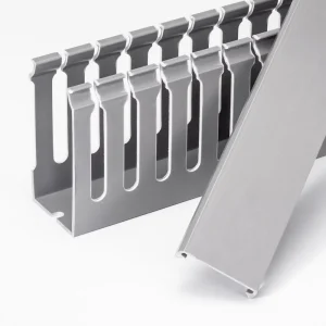 Slotted Cable Trough Wiring Duct Management Cable Wire 80*60 Cable Organisation Trough Square Wire Trough