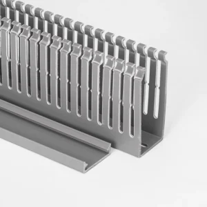 Slotted Fireproof Cable Trough 75*25 PVC Wiring Trough Tie Wire & Cable Trough Desktop Cable Organiser Electrical Pvc Trunking