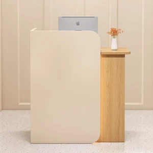 Small Modern Wood Reception Counter Bar Table