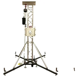 Small Outdoor Music Folding Stage Aluminum Line Array PA Lift Truss Tower for Professional Audio