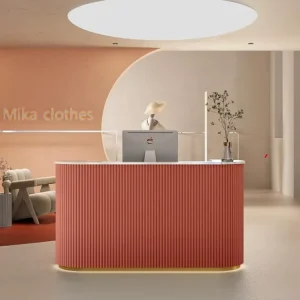 Small Reception Counter for Salons, Beauty Spas, Hotels, and Stores