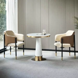 Small Round Meeting Table with 4 Chairs