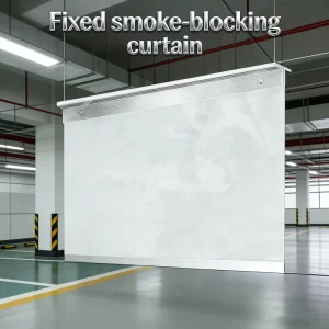 Smoke Barrier Fireproof Cloth Thermal Insulation Material Fixed Flexible Smoke blocking Vertical Partition