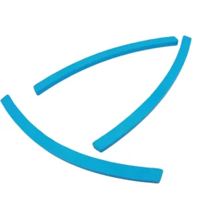 Smooth Anti collision Solid Sealing Strip Blue Rubber Strip