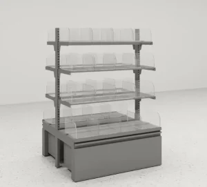 Snack Shelf Multi-layer Display Rack for Convenience Stores Bulk Food Storage Rack for Supermarkets