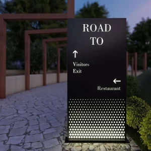 Snap Frame Floor-Standing Sign Holder, Aluminum Pedestal Poster Stand for Information Display and Trade Shows