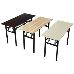 Solid Folding Activity Desk Office Meeting Room Learning and Training Table Outdoor Stall Simple Portable Long Dining Table