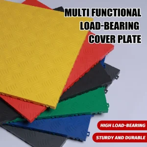 Solid Plastic Spliced Grating Anti-Slip Floor Mats for Car Wash Rooms, Repair Shops
