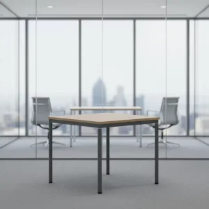 Solid Wood Desktop Negotiation Table