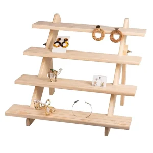 Solid Wood Jewelry and Dessert Cake Display Stand