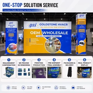 Source Factory Shipping Portable Tool Free Assembly Quick Setup Custom Exhibition Display For Expo Booth