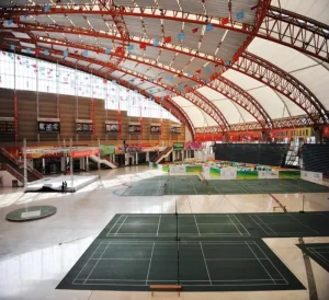 Space Frame Roof China Steel Structure Factory GB Standard Steel Truss Houses Membrane Structure Steel Hall Design PVDF Membrane Structure Roof