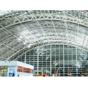 Space Frame Truss Airport Terminal Building Large-Span Steel Structure Roof Construction