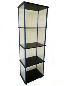 Space-Saving Glass Display Cabinet