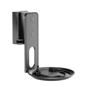 Speaker Bracket Swivel Tilt Adjustable Single Black Metal Easy Install Wall Mount For Sonos Era 100
