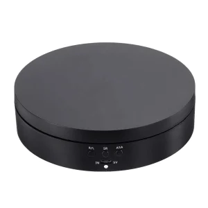 Speed-Adjustable 360 Degree Electric Photography Display Turntable for Video Shooting