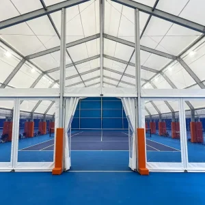 Sports Stadium Tent Aluminum PVC Canopy Flexible Expandable Thermal Insulation 99% Space
