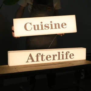 Square Acrylic Slender Advertising Light Box