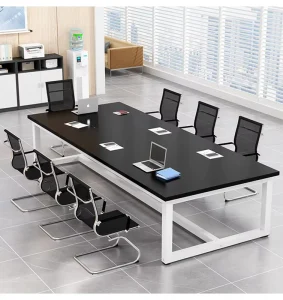 Square Conference Table Multi Person Negotiation Desk for Office Training