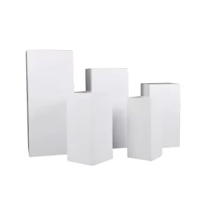 Square Cylindrical Pillar Stand Buffet Rack Wedding Reception Desk for Cake Flower Food Fruit Display Pedestal Columns Prop