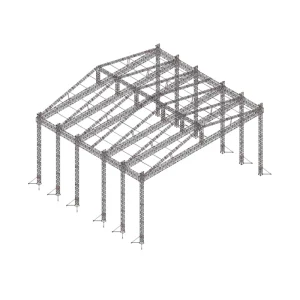 Square Heavy Duty Welded Aluminum Stage Truss System for Event Lighting