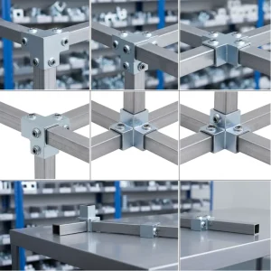Square Tube Connector with Smooth Surface