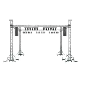 Stage Roof Truss System with Speaker Wings for Events