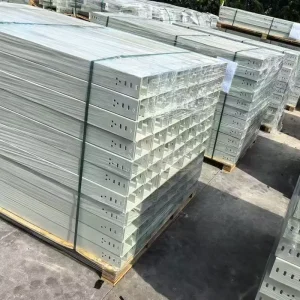 Stainless Steel 304 Solid-Bottom Anti-Corrosion Fireproof Cable Trough Tray, 200 kg Maximum Load